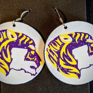 Louisiana sports earrings