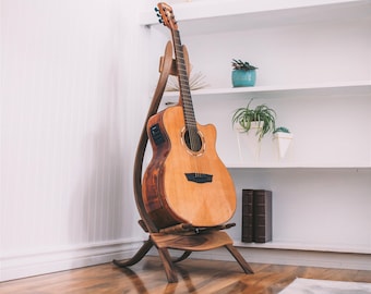 Walnut Guitar Stand