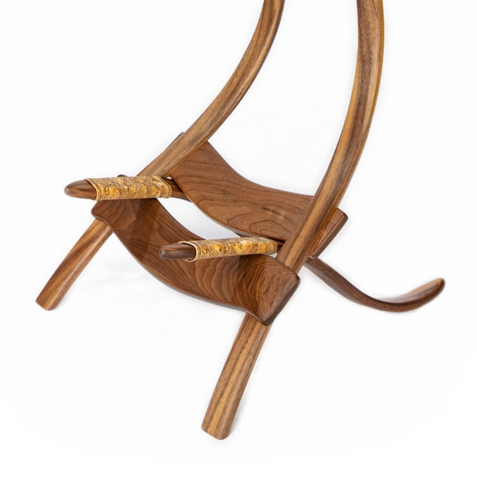 Walnut Guitar Stand Etsy Canada