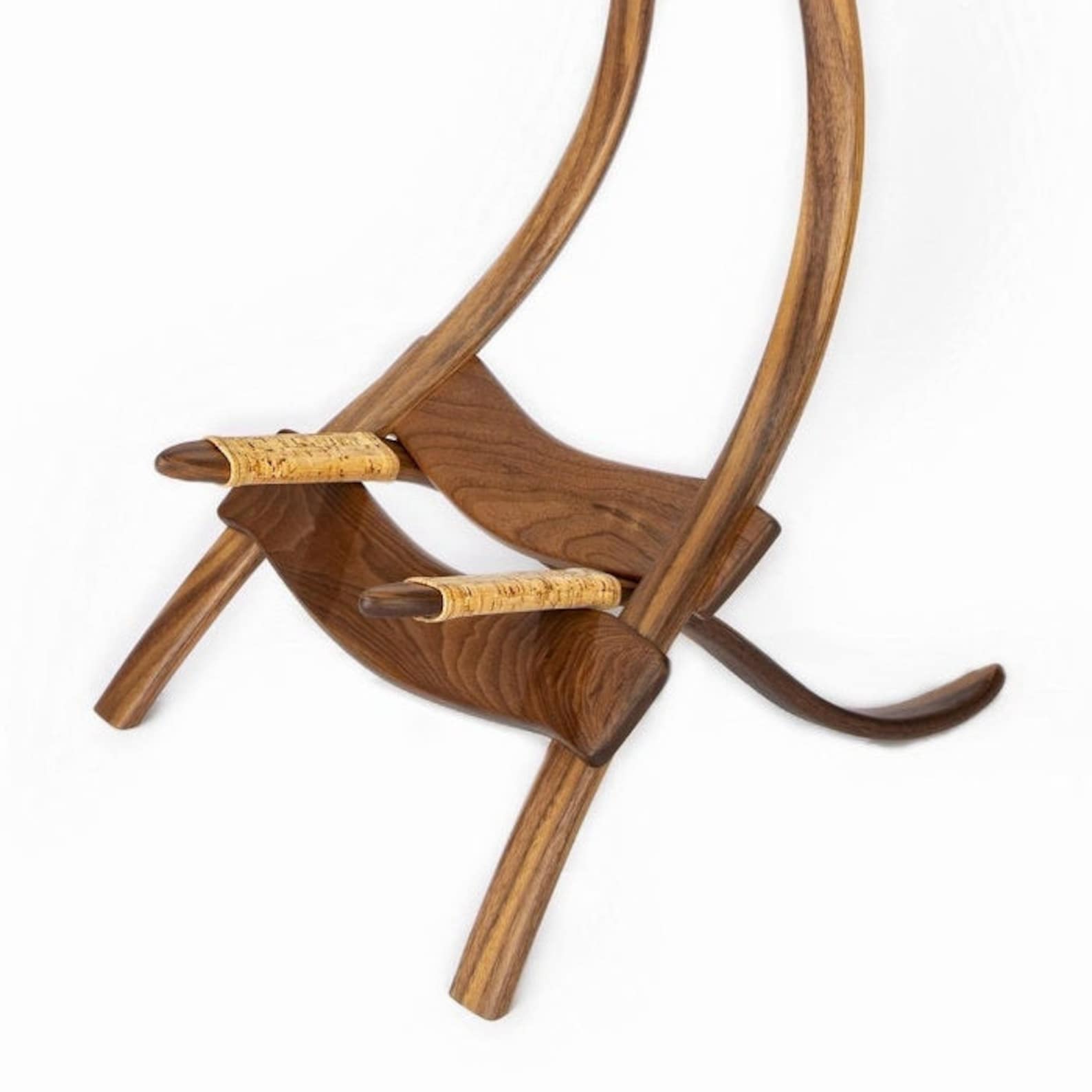 Walnut Guitar Stand Etsy Canada