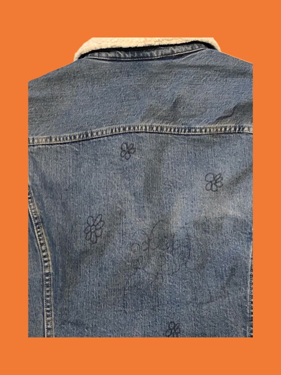 Sherpa denim hotsell jacket h&m