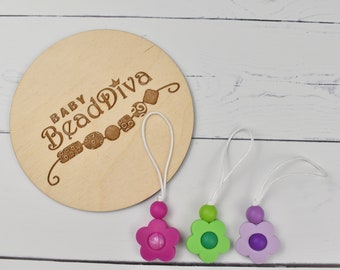 Daisy Silicone Zipper Pulls