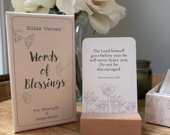 Scripture Card Set: Words of Blessing, 60 Bible Verse Cards