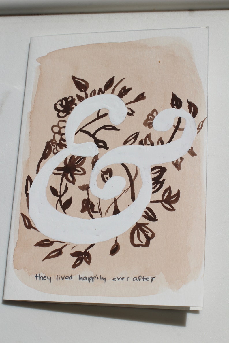 Watercolor Wedding Congrats Cards