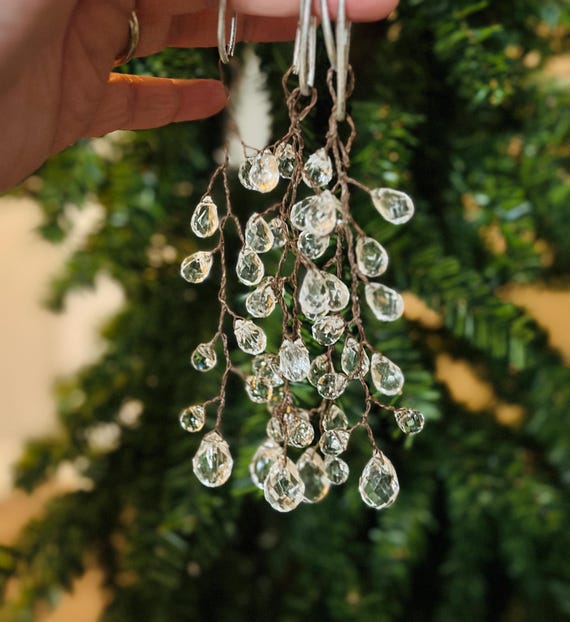 Droplet Icicle Ornaments (set of 2)