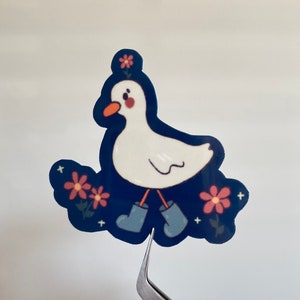 Simon the Duck Sticker // diecut, bujo, cute stationery
