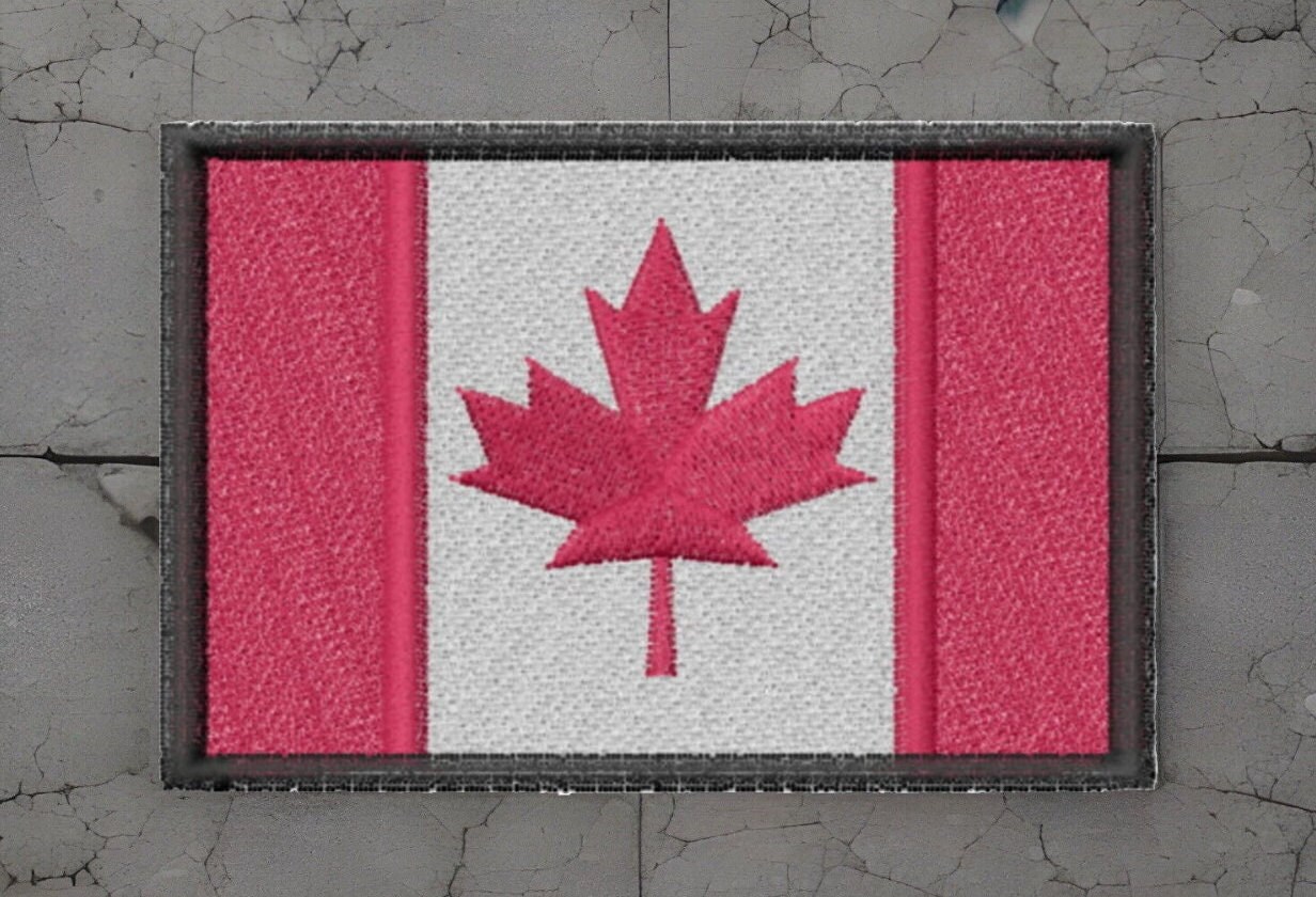 Embroidered Canada Flag Sew/Iron-On Patch Oh Canada by Twistedstitcher2018 Located in Abbotsford BC Canada