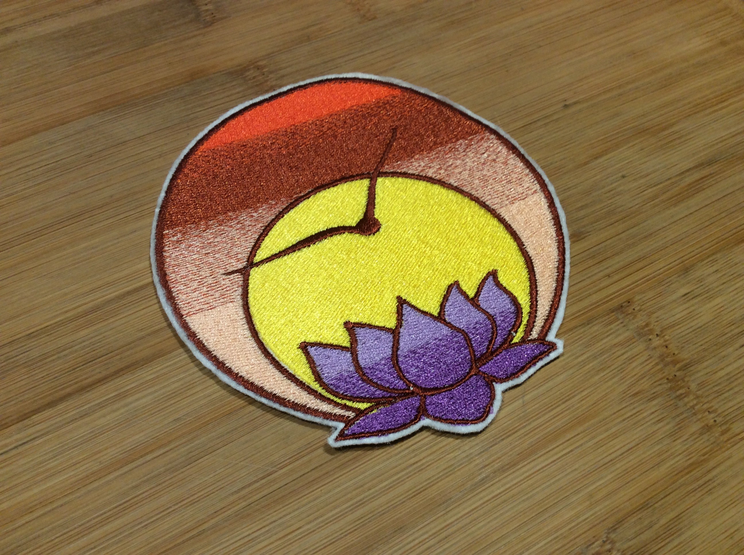 Embroidered Spiritual Yoga Awakening Iron/Sew-On Patch by Twistedstitcher 2018 Located in Abbotsford BC Canada - Thumbnail 5