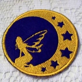 Embroidered Moon Fairy and Stars iron/sew on patch by Twistedstitcher 2018 Located in Abbotsford BC Canada - Thumbnail 4