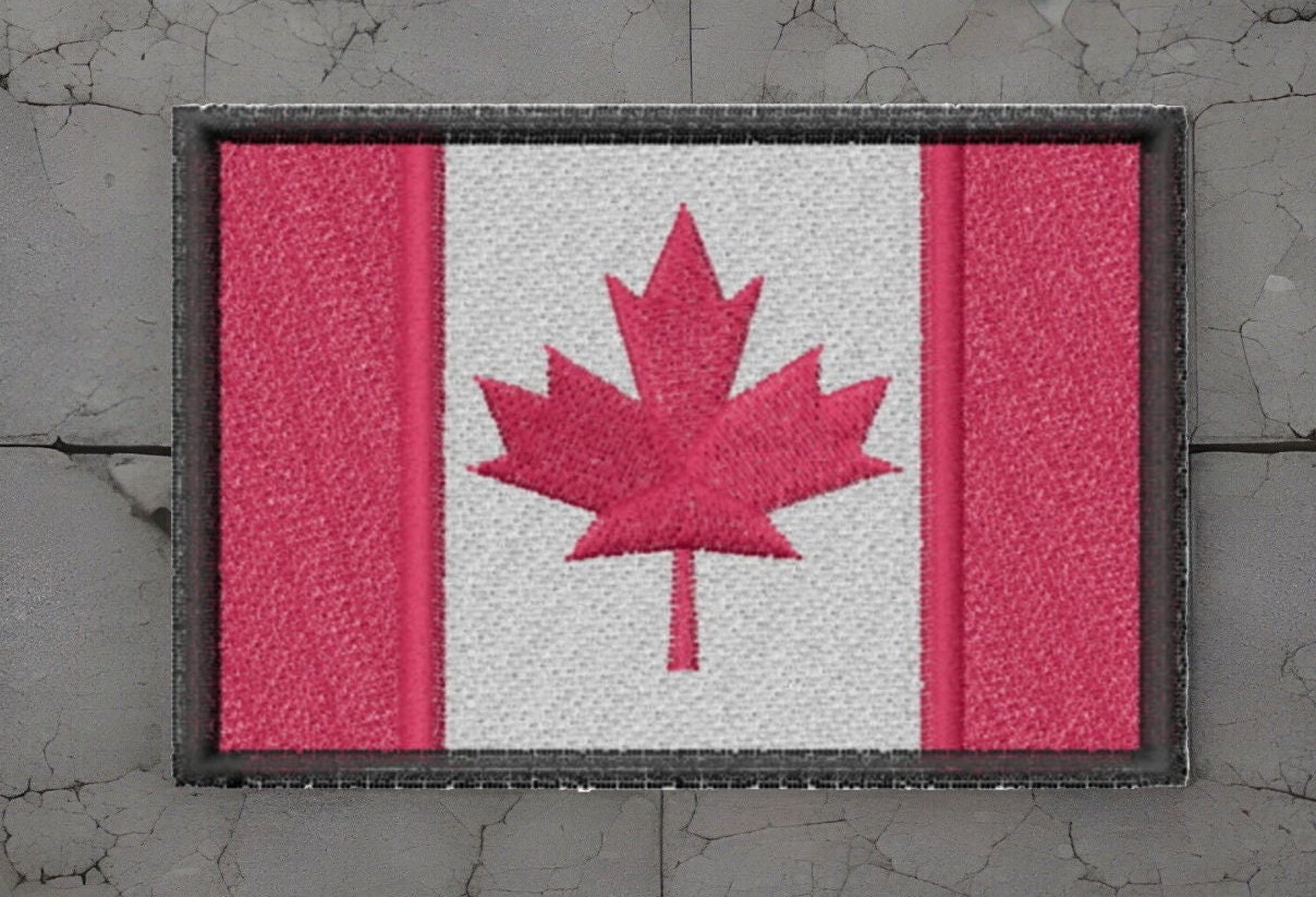 Embroidered Canada Flag Sew/Iron-On Patch Oh Canada by Twistedstitcher2018 Located in Abbotsford BC Canada - Thumbnail 2