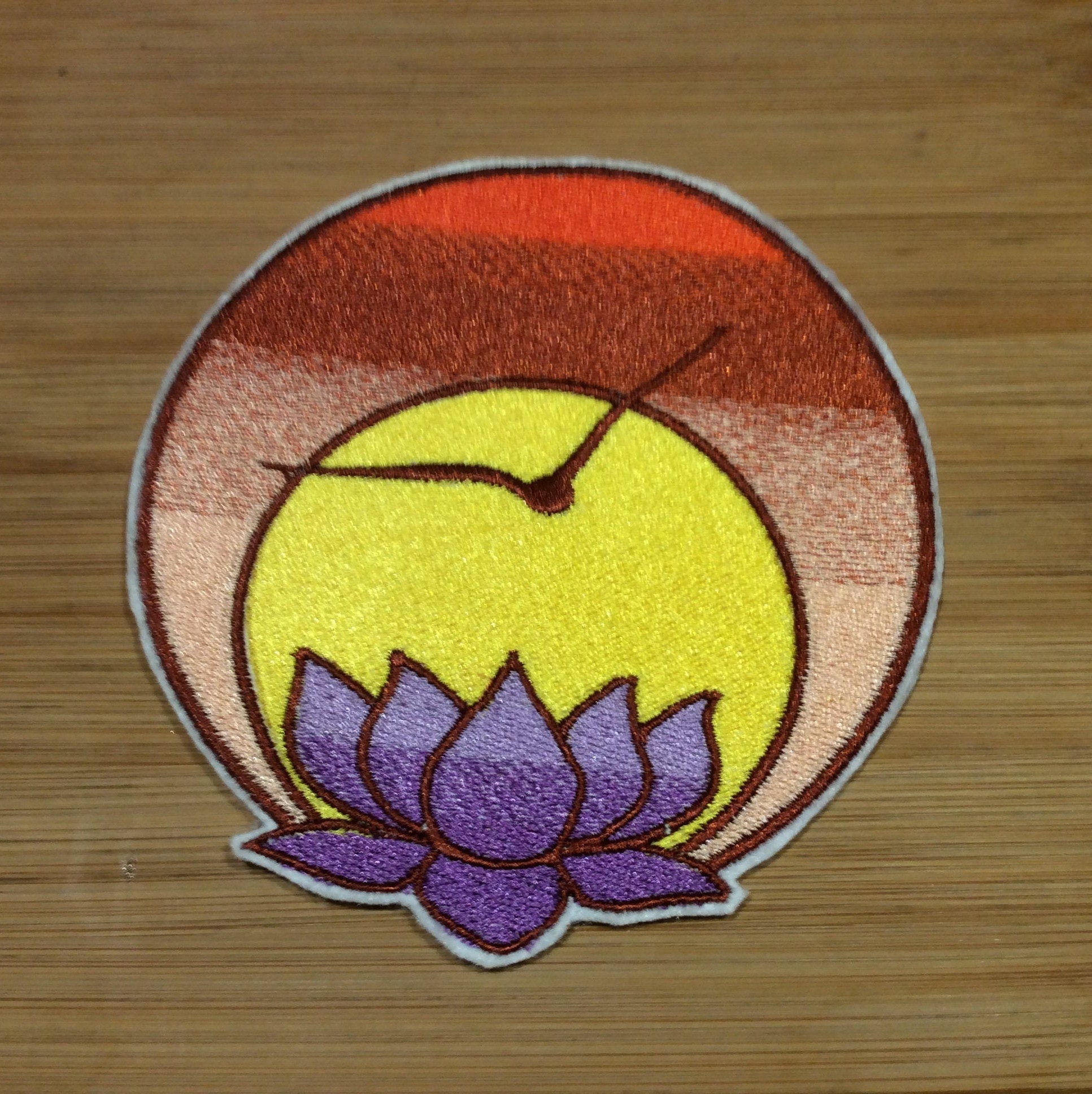 Embroidered Spiritual Yoga Awakening Iron/Sew-On Patch by Twistedstitcher 2018 Located in Abbotsford BC Canada