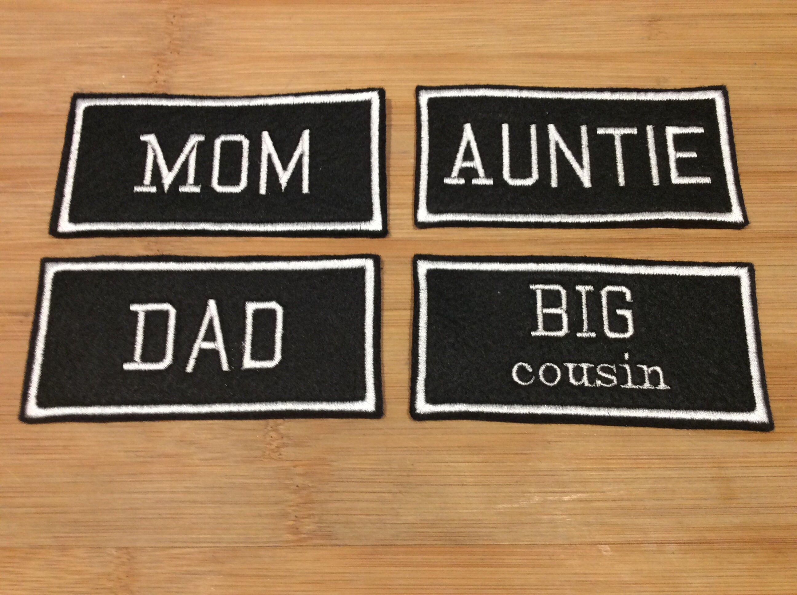 Embroidered Name Tag Sew/Iron-On Style Patch, Any Name Any Color Name Tag Patch by TwistedStitcher 2018 Located in Abbotsford BC Canada - Thumbnail 4