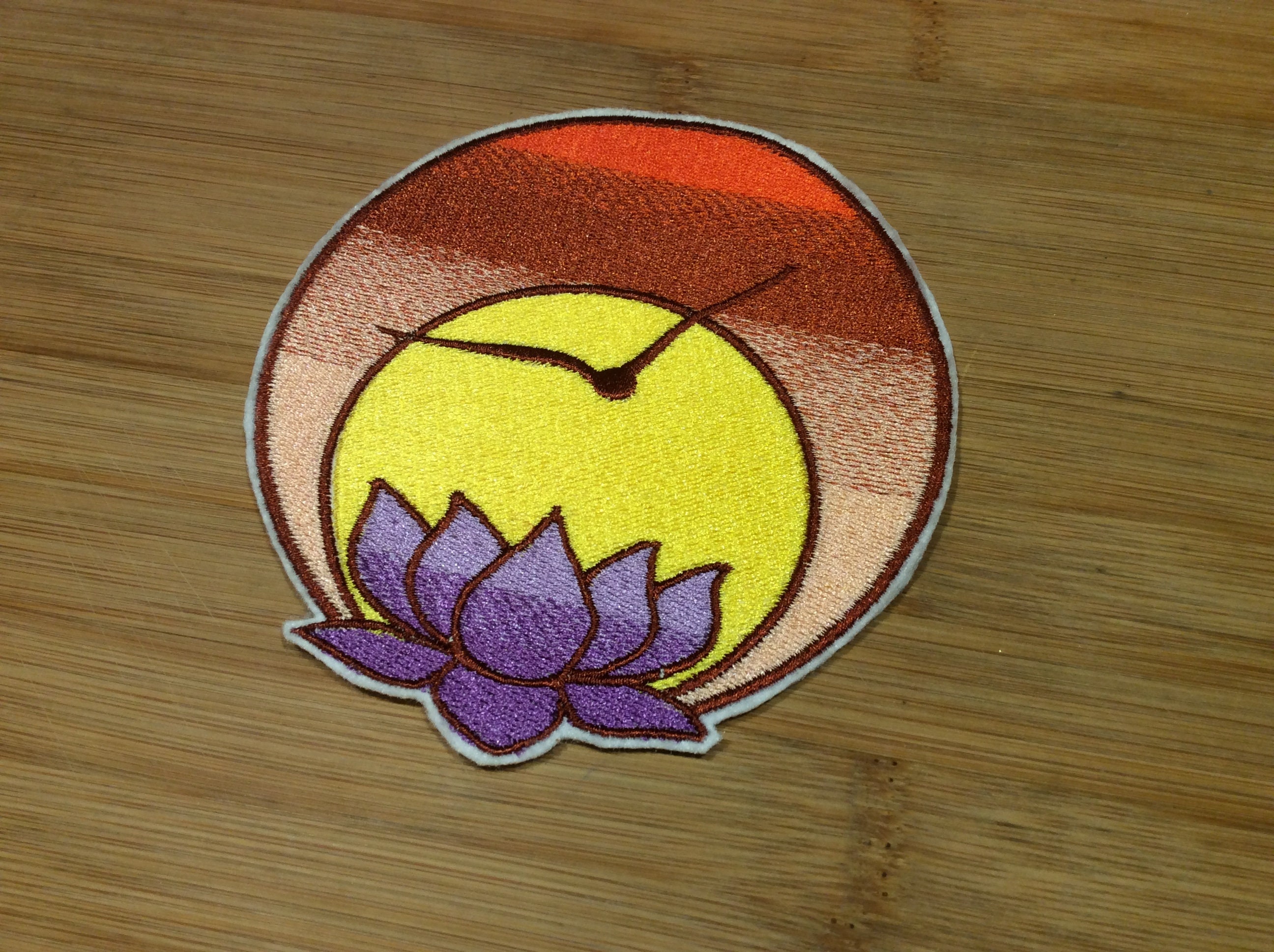 Embroidered Spiritual Yoga Awakening Iron/Sew-On Patch by Twistedstitcher 2018 Located in Abbotsford BC Canada - Thumbnail 6