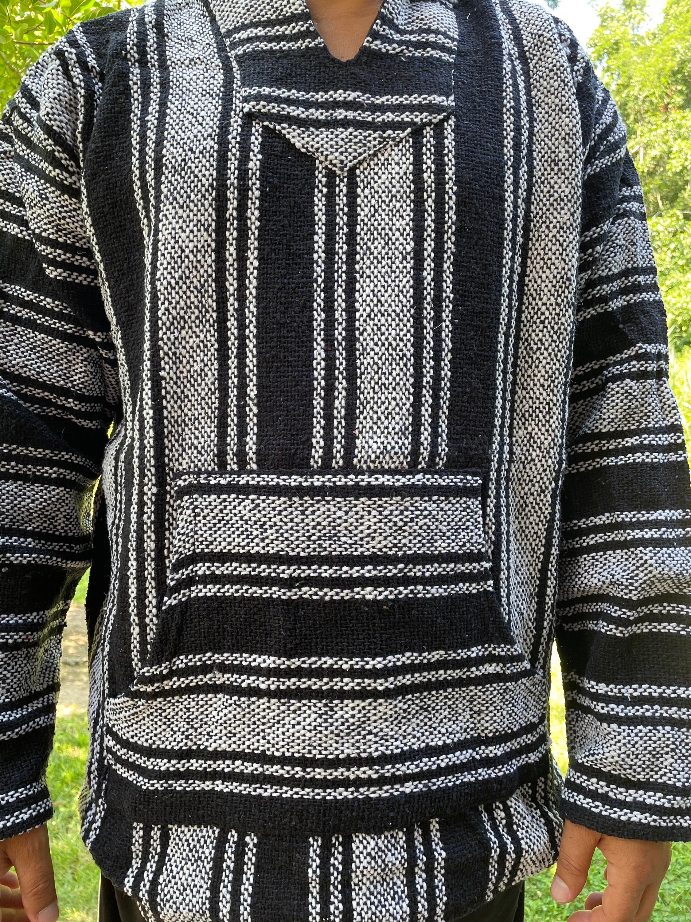 Mexican Baja Hoodie Mexican Sweater Mexican Poncho Unisex Etsy