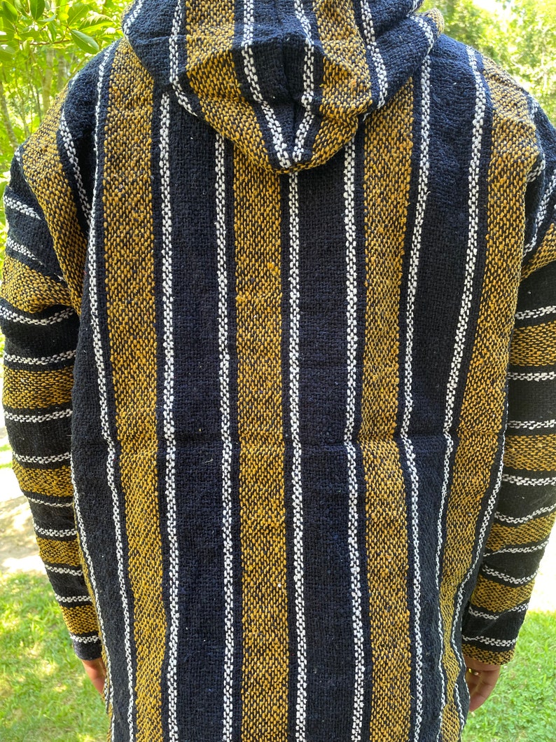 Mexican Baja Hoodie Mexican Sweater Mexican Poncho Unisex Etsy