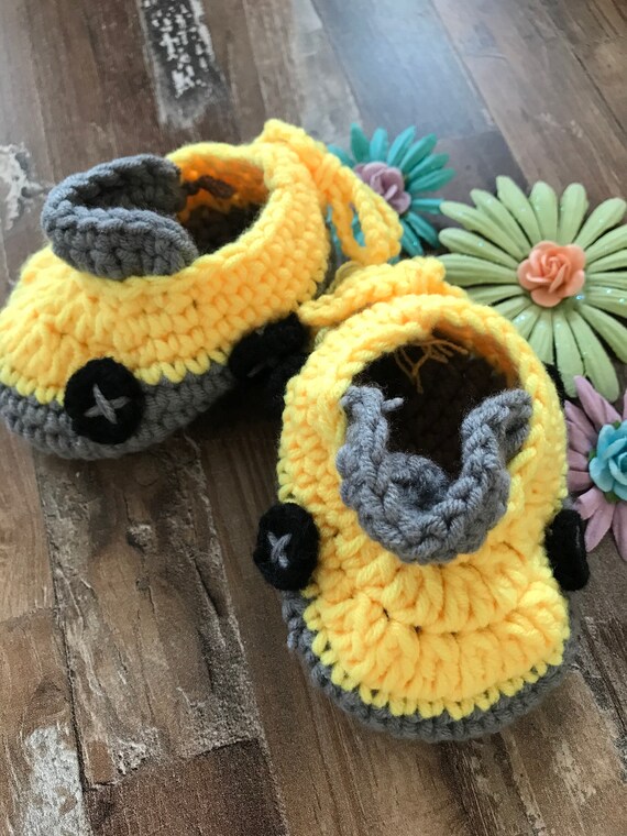Baby booties hotsell etsy