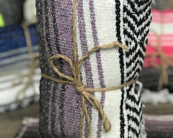 Lavender / Mexican Falsa  Blanket / Yoga Blanket /  Beach Blanket / Picnic Blanket/ Home Throw/ Purple