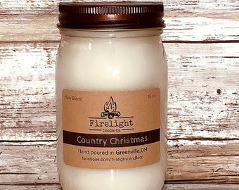 Country Jar Candle Etsy