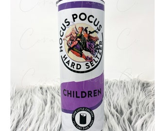 Hocus Pocus customized 20oz skinny stainless steel tumbler