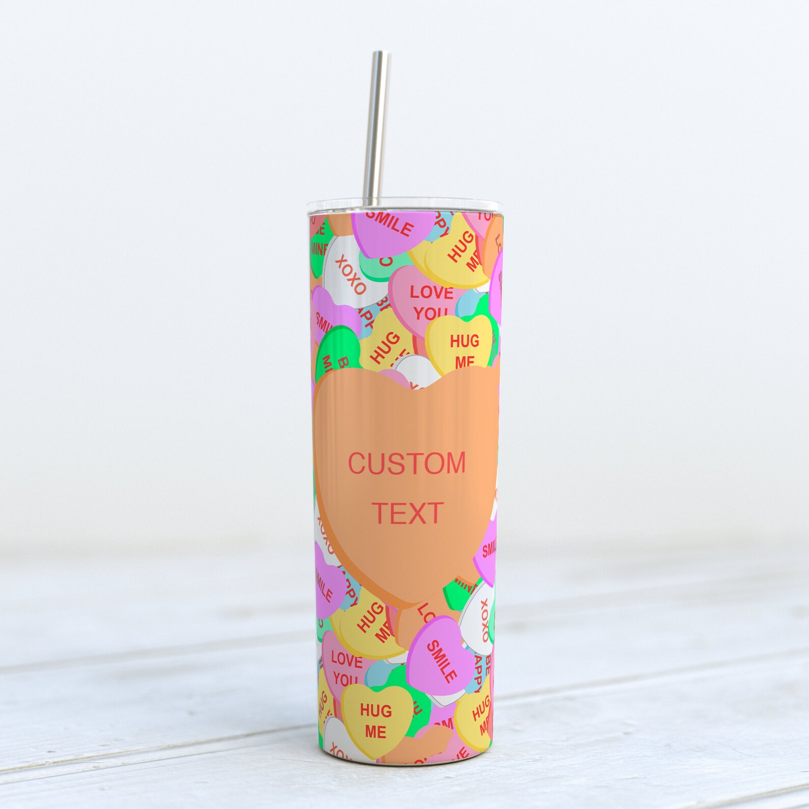 Valentine hearts skinny tumbler / sweetheart tumbler / 20 oz Valentine Hearts Skinny Tumbler / Sweetheart Tumbler / 20 oz | Etsy