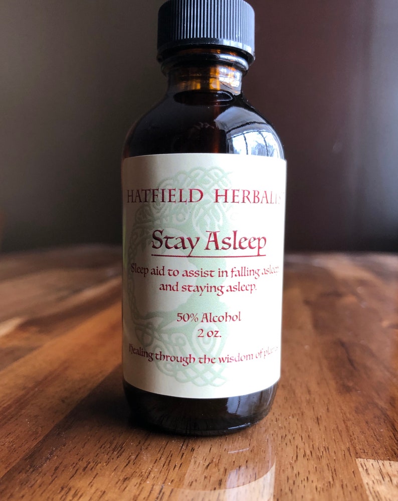 Stay Asleep Sleep Remedy Herbal Sleep Remedy Natural Sleep Etsy