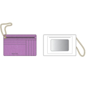 Multi-Slots Zipped Card Case with Keychain | Customizable Mass Production Tech Pack | Up to Scale | Not Paper Patterns