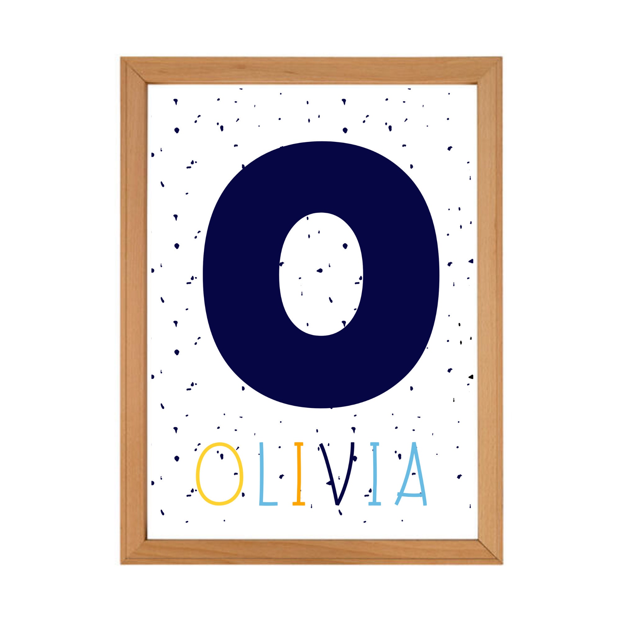 Personalized Kid Room Sign Wall Art, Name Sign for Nursery Boy, Wall