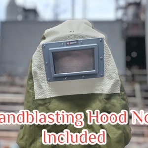 Replacement Lens for Abrasive Sandblasting Hood - 3in x 5in - 5pack