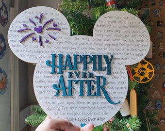 Happily Ever After Fireworks Disney Themed Custom Design Badge Etsy Happily Ever After Fireworks Disney Themed Custom Design Badge Etsy