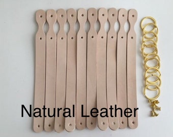 blank leather key fobs