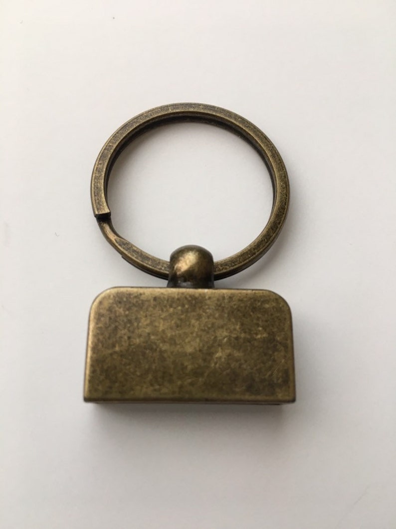 Set of 10 Pieces Brass Tone Hardware with Two Screws Key Fob Etsy