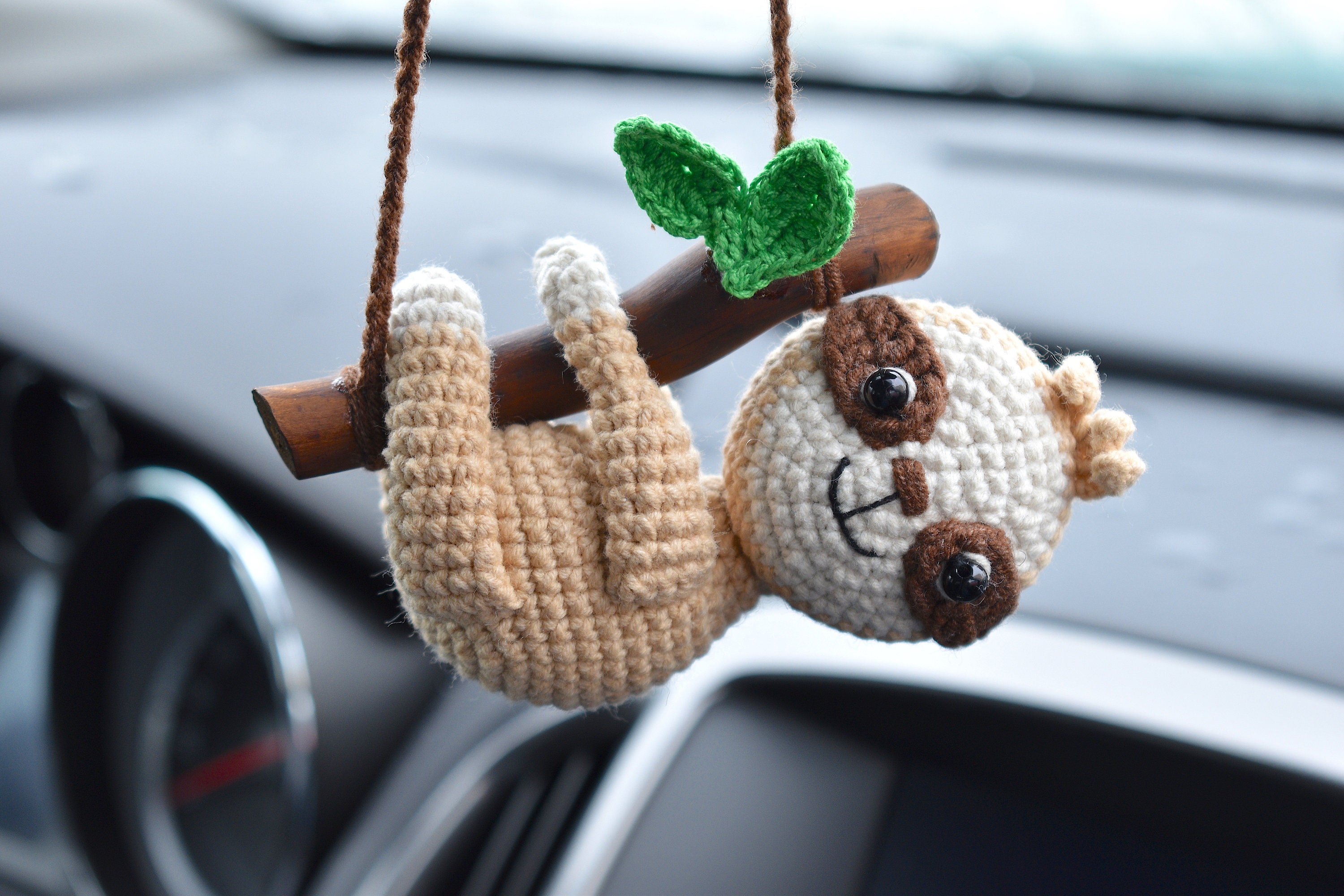 Car Hanging Accessories Sloth Gifts Etsy