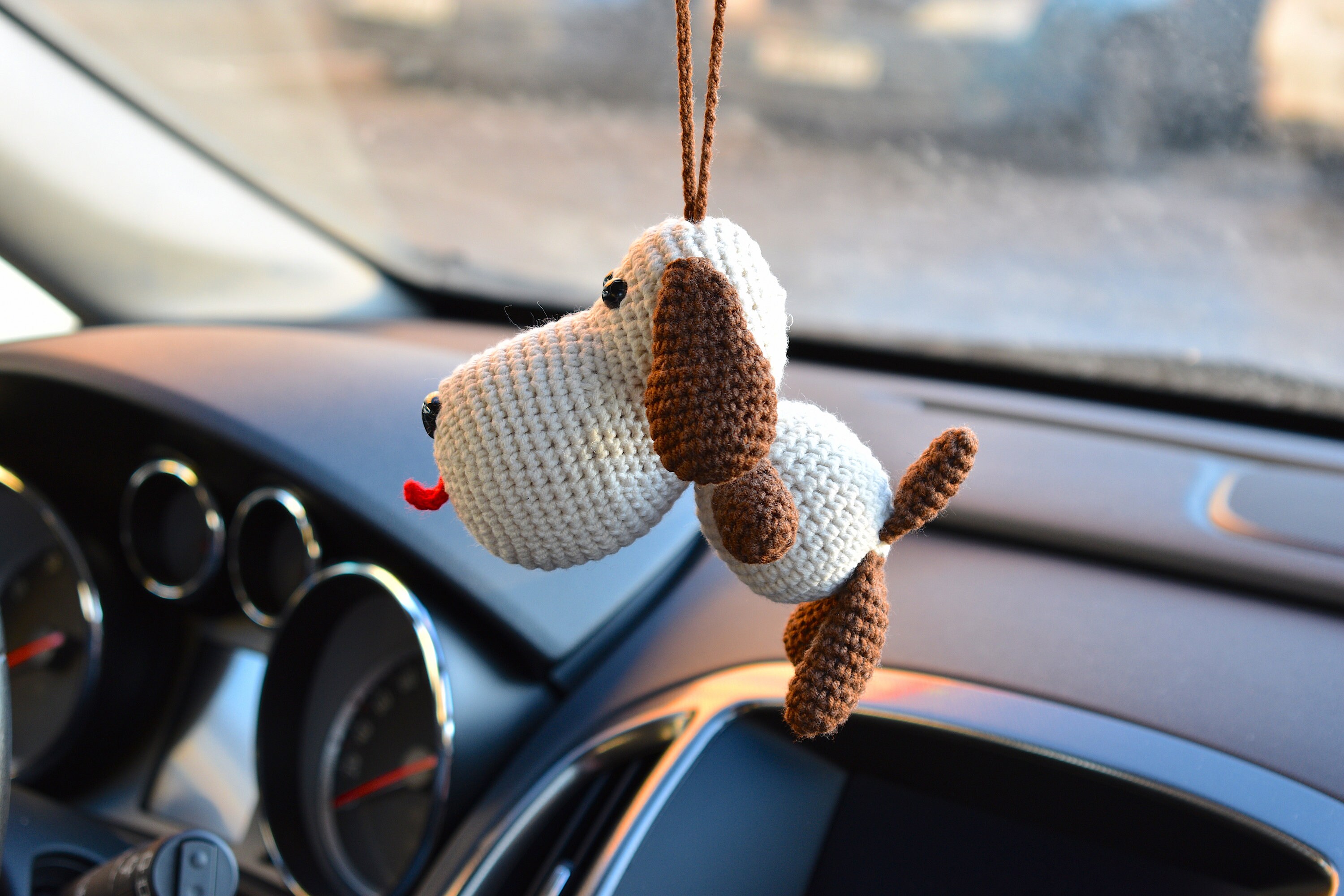 DOG Car Accessories for Men Car Charm Rear View Mirror Car Etsy