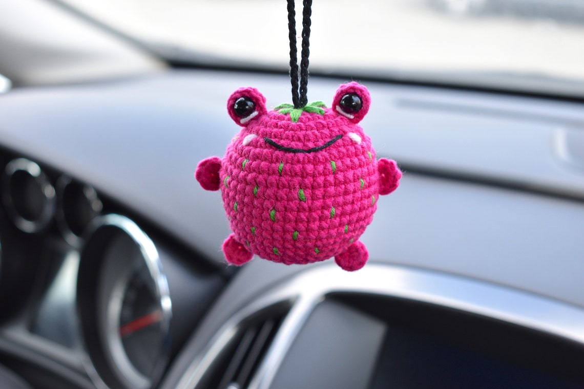 Car Hanging Accessories Cute Frog Roommate Gift Etsy