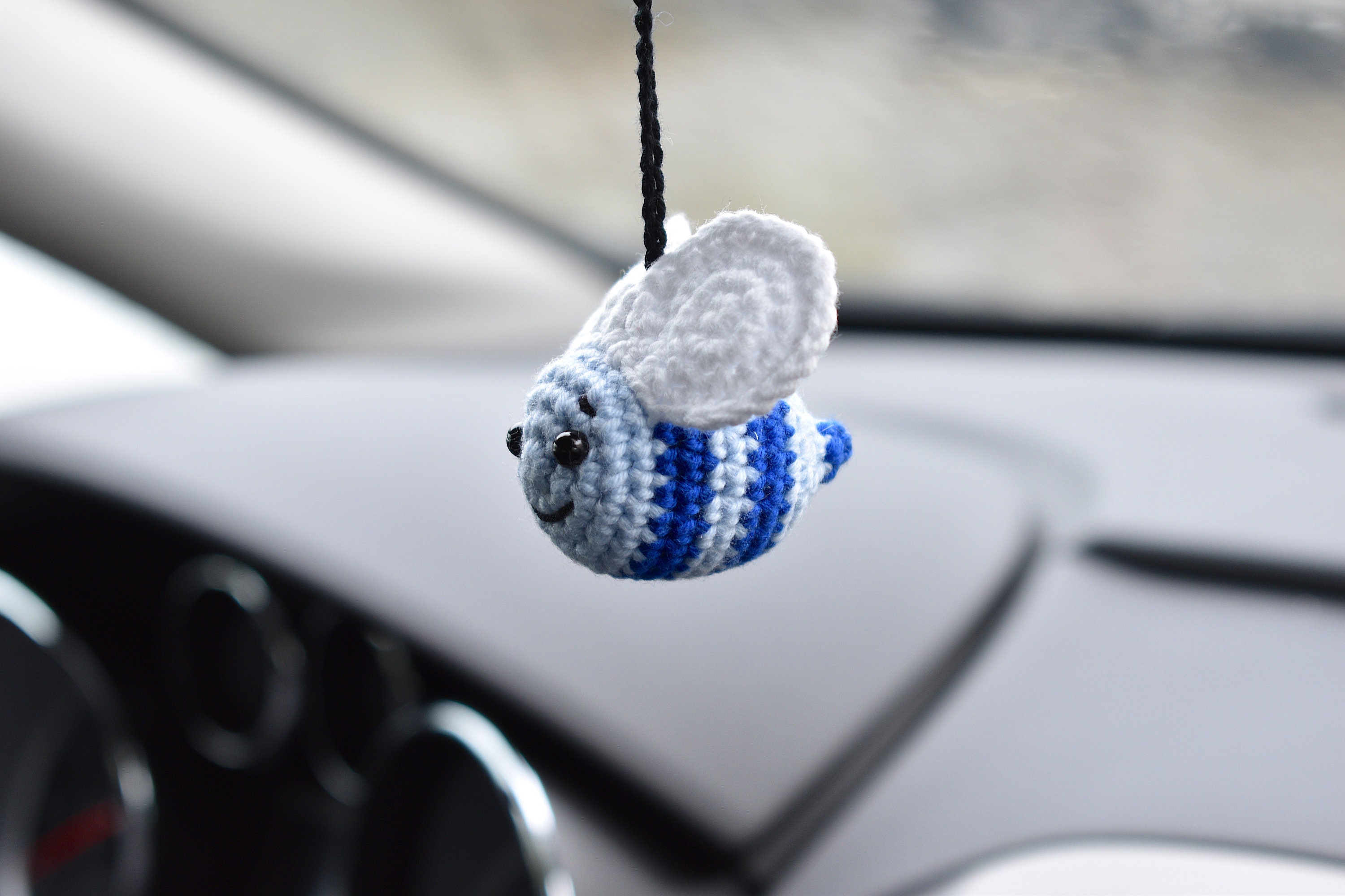 Car Charm Cute Blueberry Bee Car Accessories for Teens for | Etsy