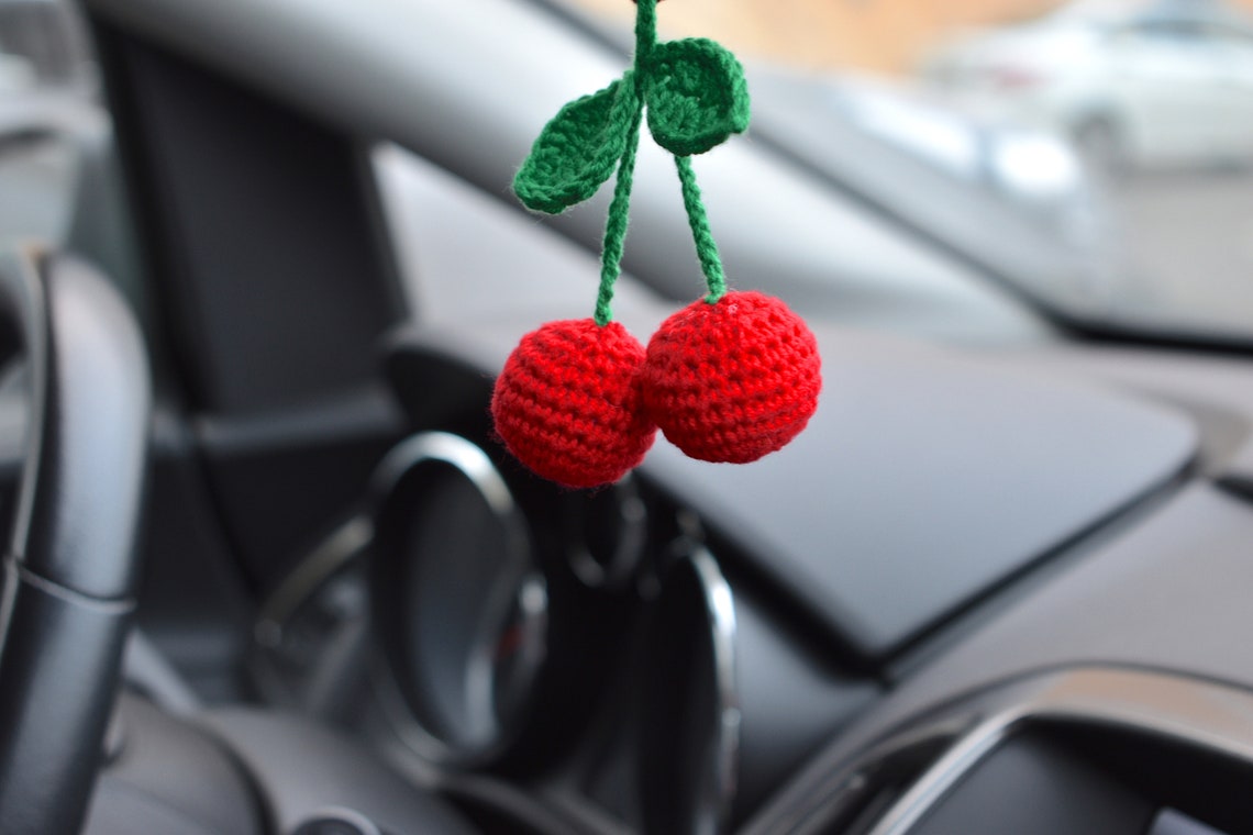 CHERRY Car Accessories For Women Cute Car Accessories Auto Etsy