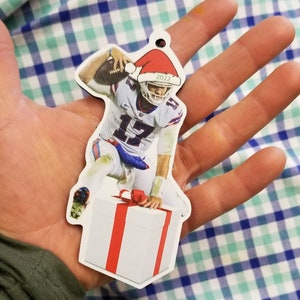 Jumping Josh Allen Ornament