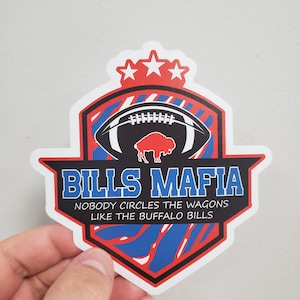 Bills Mafia, NFL Sport Vinyl Sticker