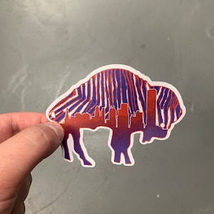 Buffalo Bills Skyline NFL Sport Vinyl Sticker