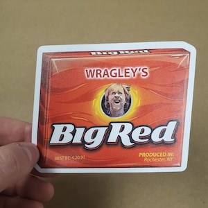 Trey Anastasio (Phish) - Big Red - Aufkleber
