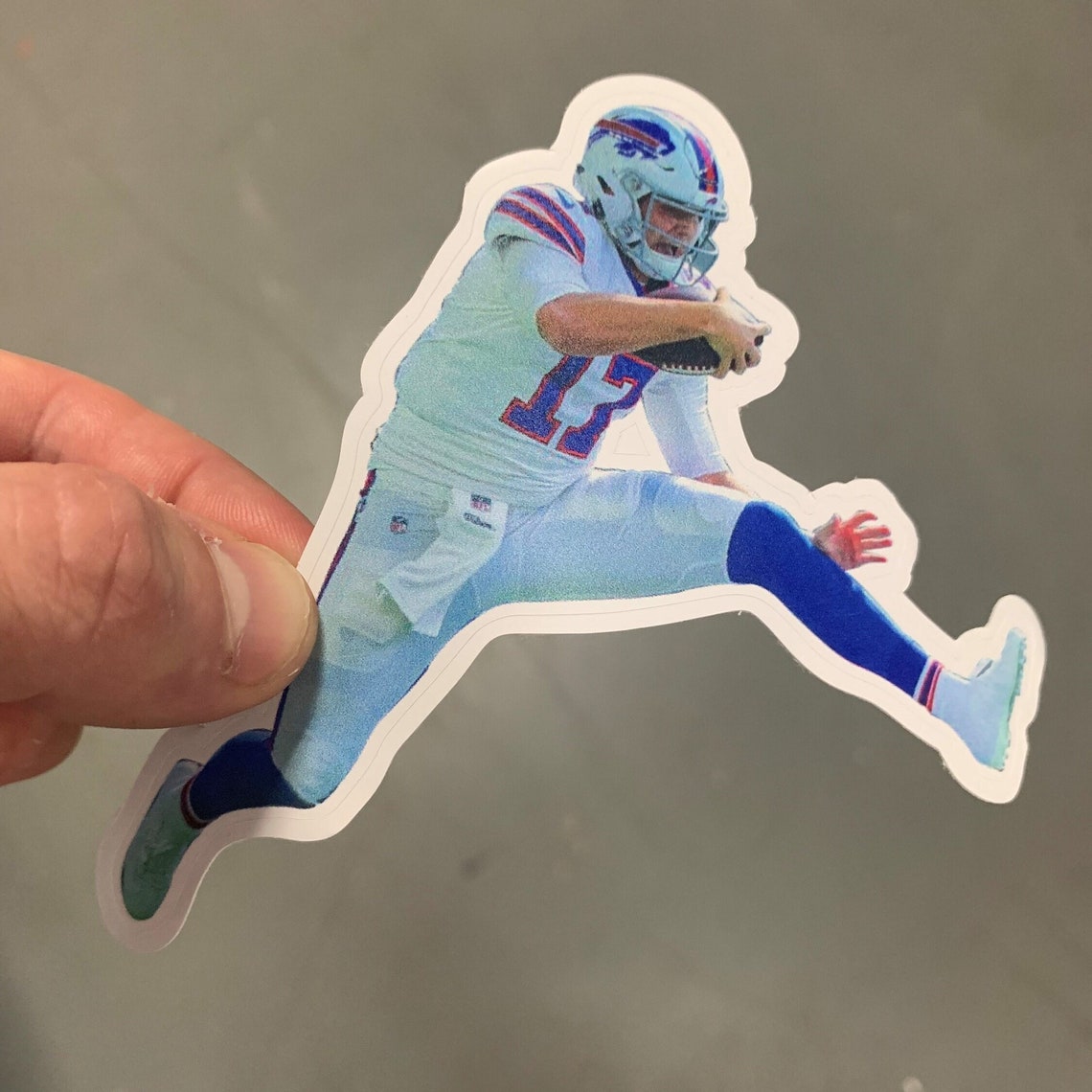 Buffalo Bills Josh Allen Leap NFL Sports Vinyl Sticker Etsy