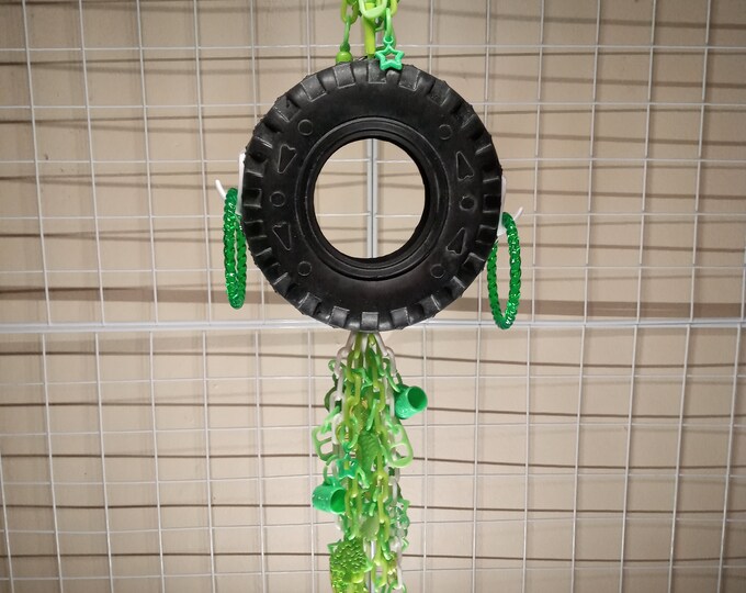 Tire Swing reset and forage Green