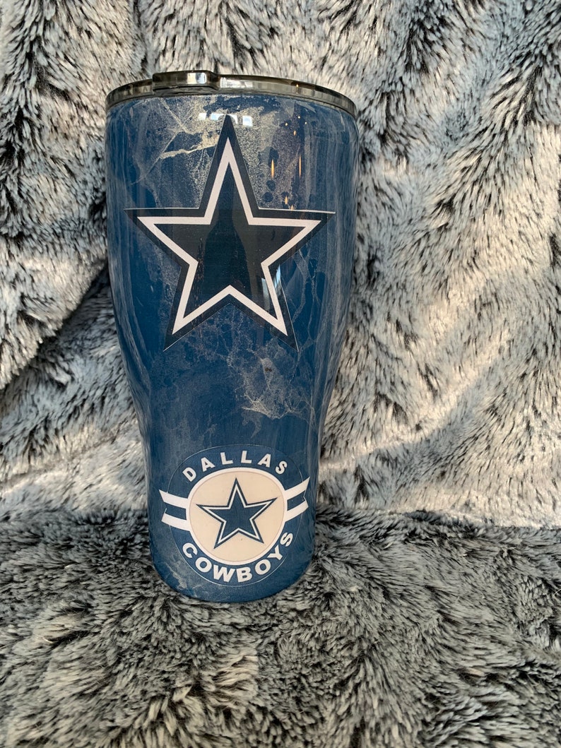 Dallas Cowboys metal tumbler 30 0Z