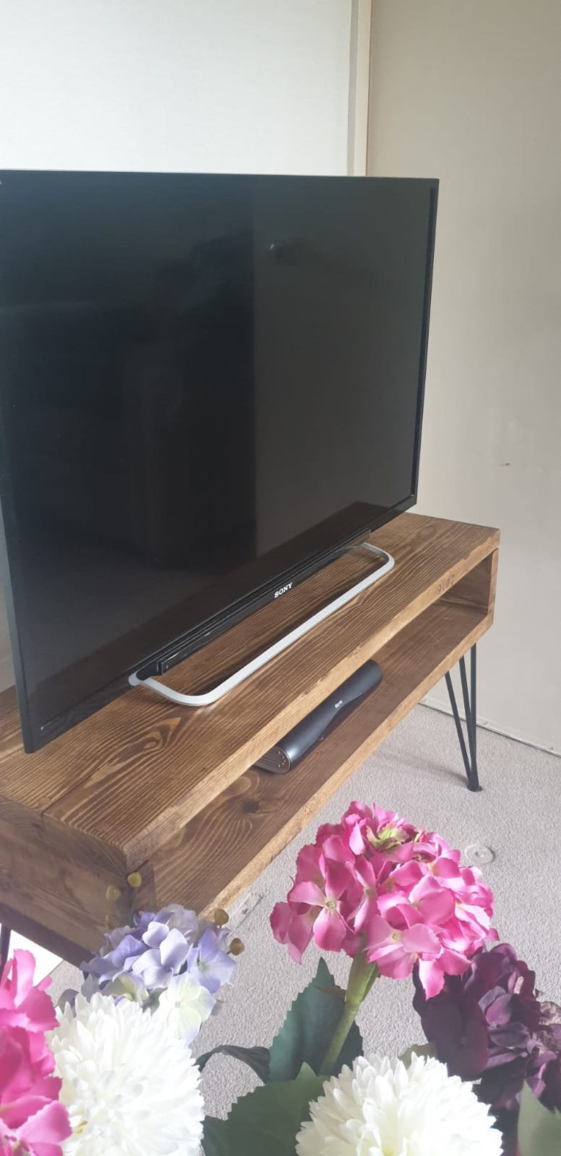 Reclaimed scaffold board tv Etsy