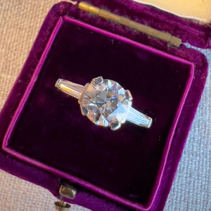 Antique Diamond Solitaire Ring Art Deco Old European Cut GIA Cert Fine Classic Harry Winston Style Engagement Ring Authentic Handcrafted