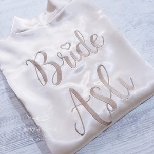 Long Champagne Robe