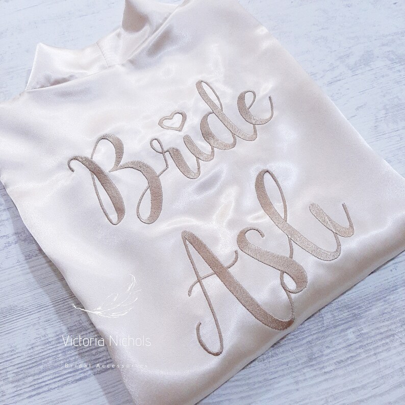 Long Champagne Robe