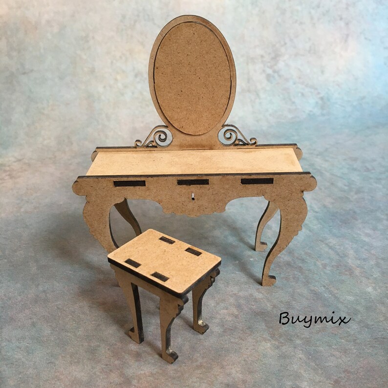 Various Wooden Dolls House Collectors Miniature Furniture MDF Etsy UK