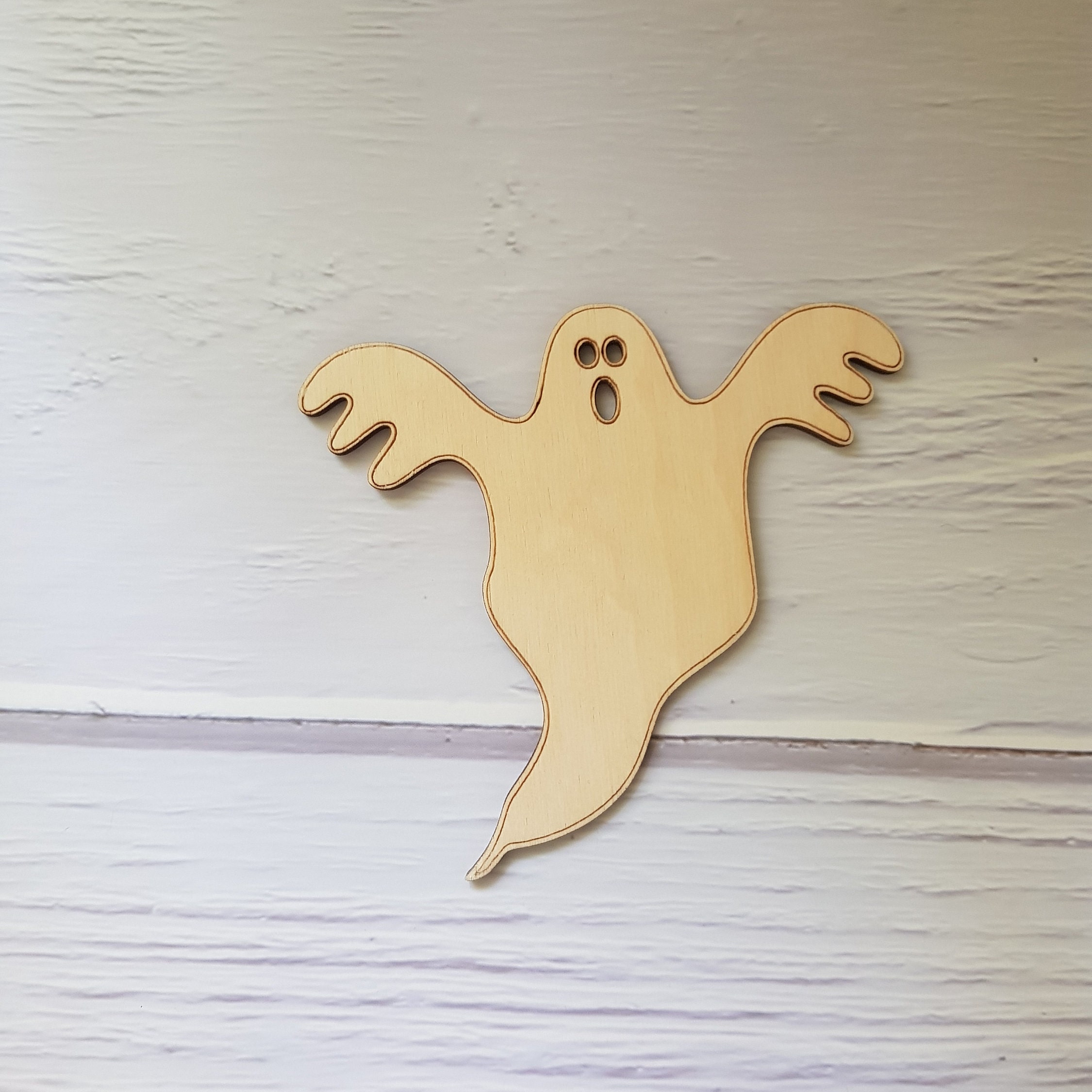 Halloween Decorations Pumpkins & Ghosts Engraved Plywood - Etsy UK