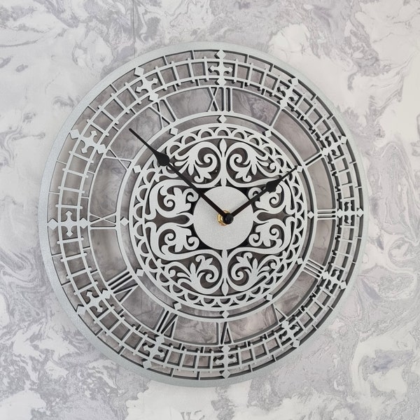 Glitter Wall Clock Etsy UK